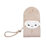 Mai Snap Air Pods 3 And Air Pods 4 Leather Case With Hook
