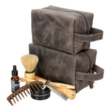Vera Leather Dopp Kit, Large
