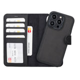 Liluri I Phone 14 Pro Detachable Leather Wallet Case