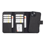 Santa I Phone 14 Leather Detachable Wallet Case