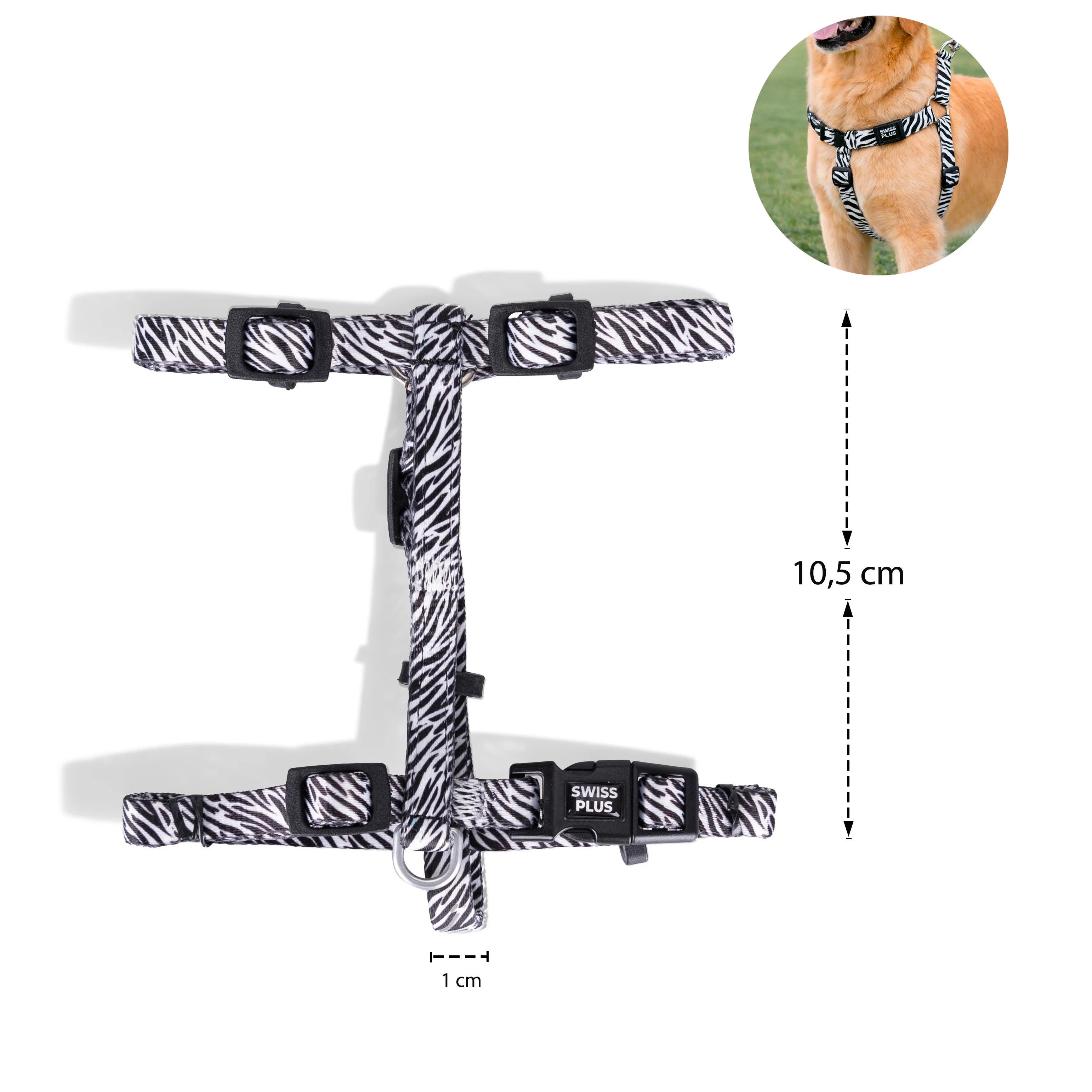 Patterned Recycled H Type Harness