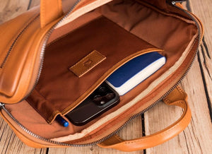 Apollo Geniun Leather Laptop Bag