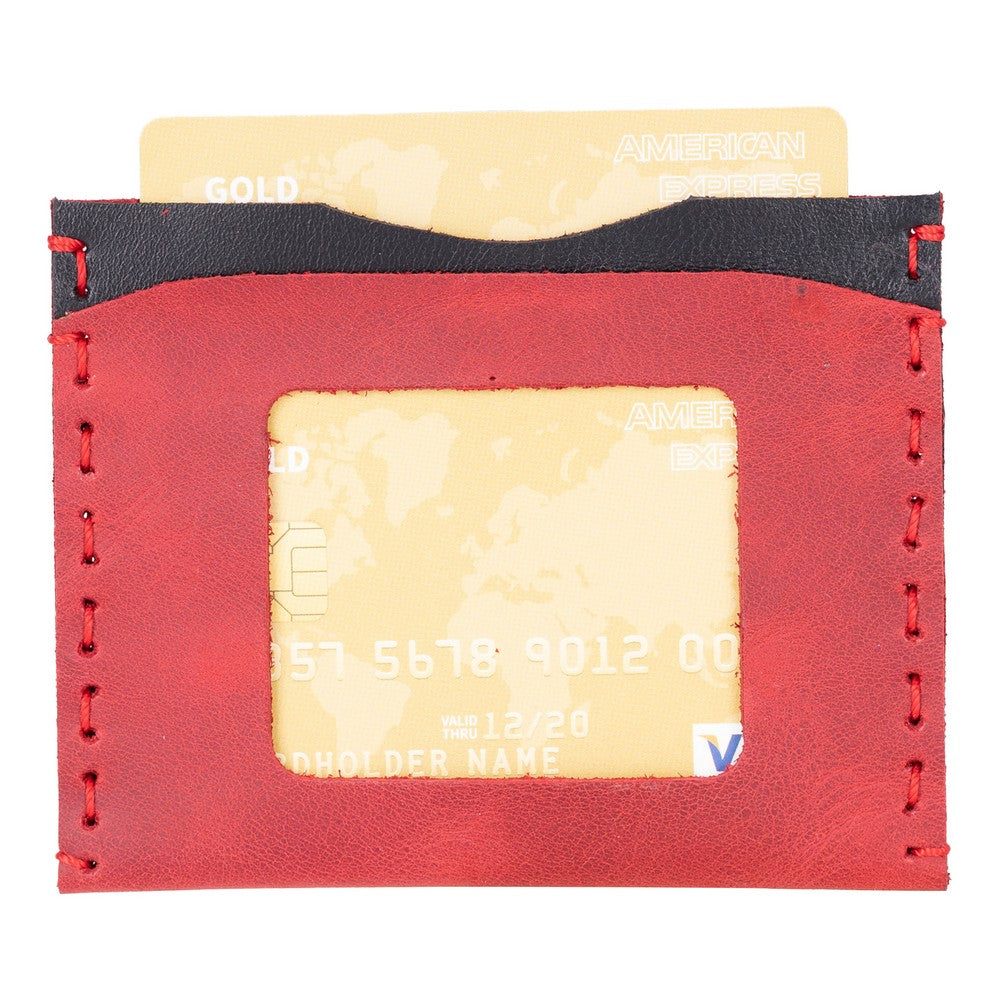 Lumina Leather Card Holder with ID Window