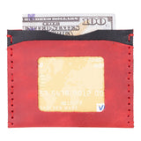 Lumina Leather Card Holder with ID Window