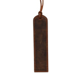 Zelen Stitched Leather Bookmark