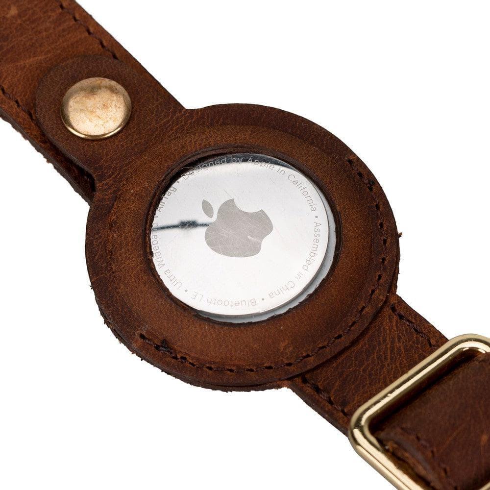 Gerçek Deriden El Yapımı Köpek Tasması