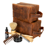 Vera Leather Dopp Kit, Large