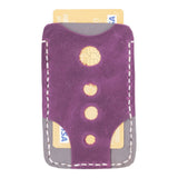 Aura Leather Card Holder with Hidden Cash Pocket